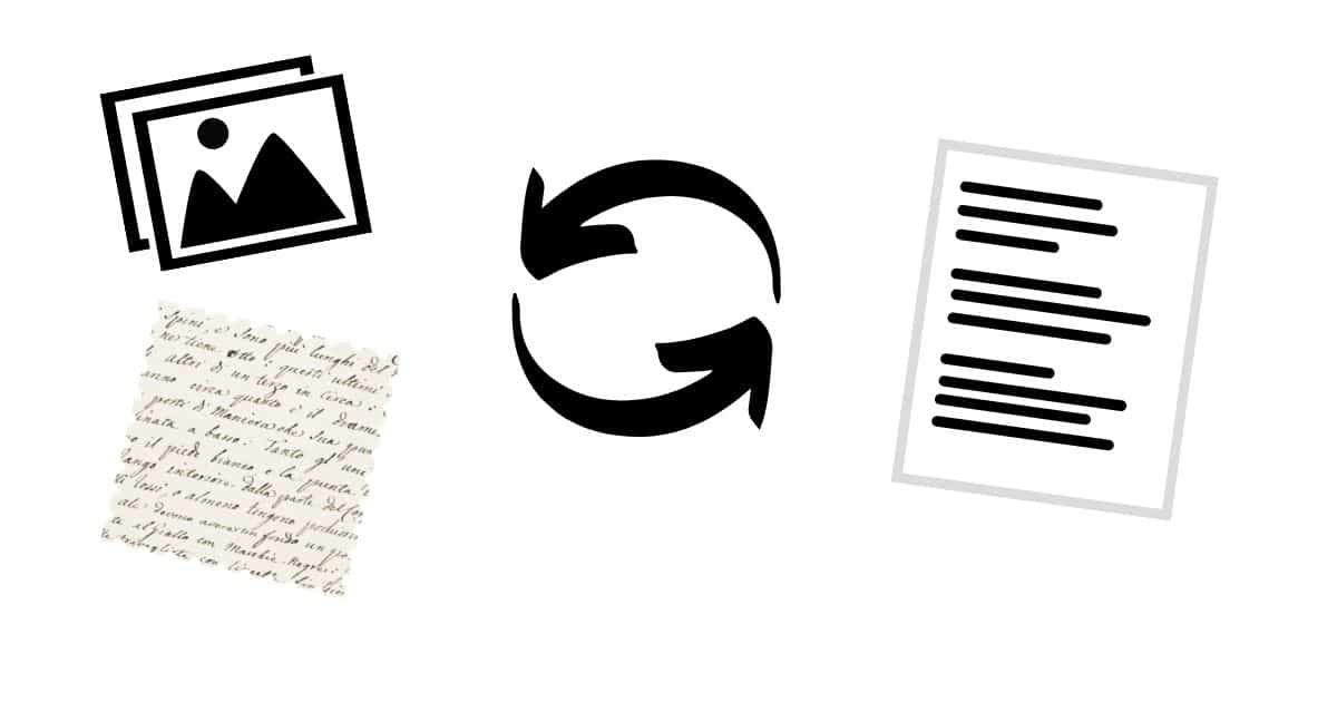 Extract text from images or handwritten notes